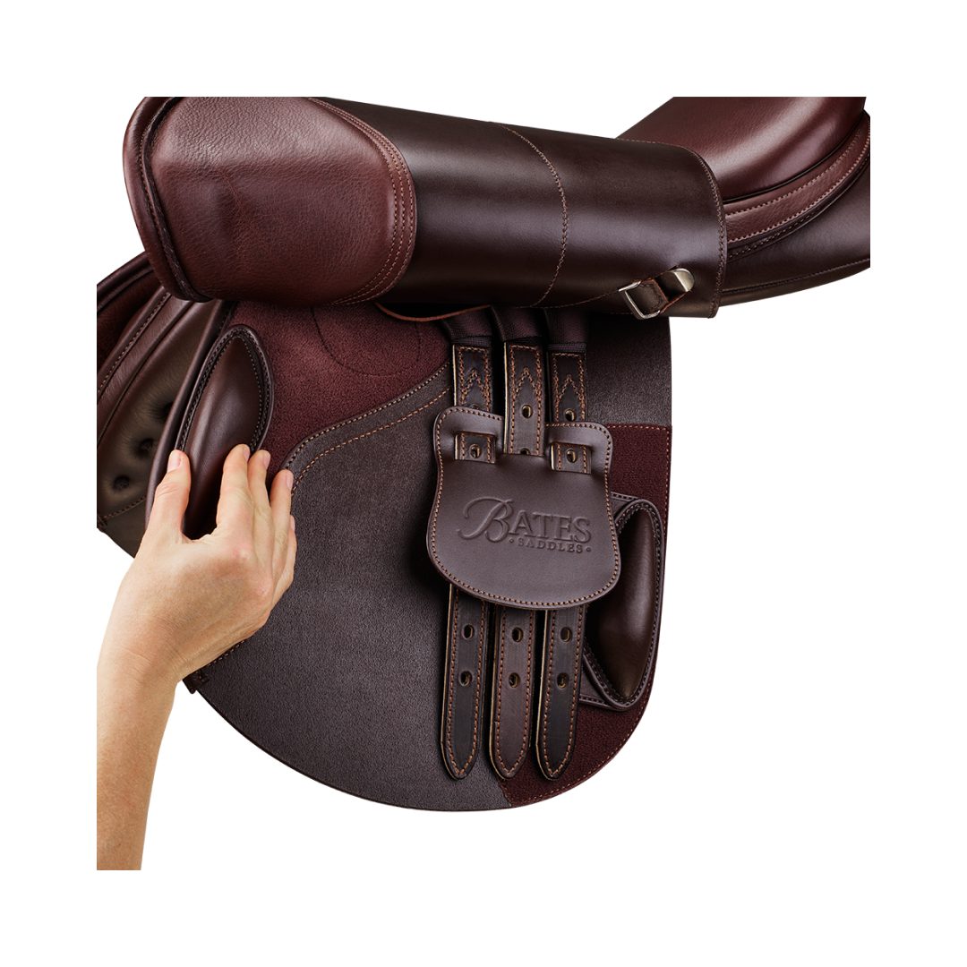 Bates Caprilli Close Contact with Forward Flap with Opulence Leather